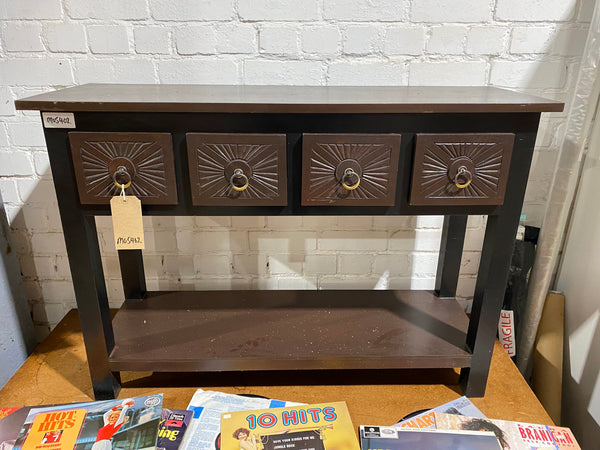 Console Table with Four Drawers