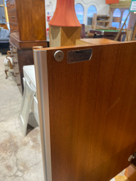 Mid Century Myers Teak Record Cupboard