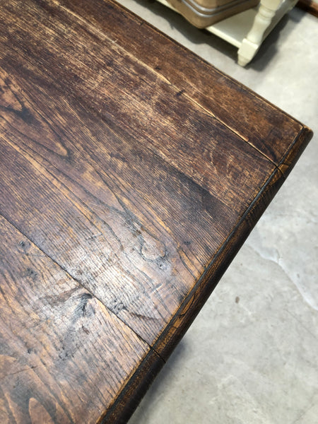 Large Square Wooden Coffee Table