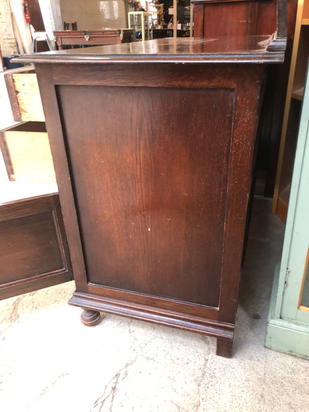 Vintage Dark Wood Chest of Drawers