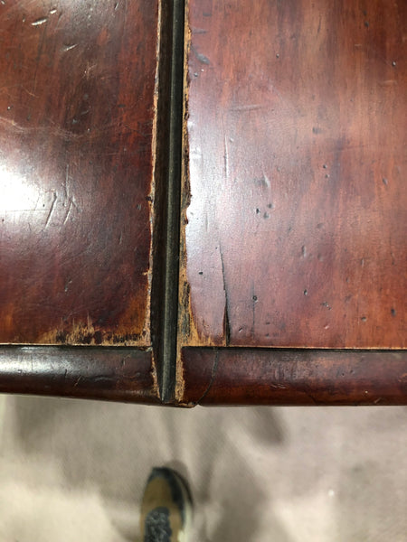 Flamed Mahogany Drop Leaf Table