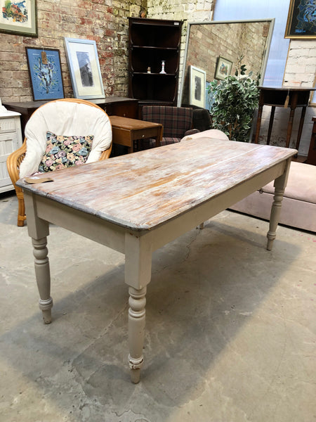 Rustic Pine Farmhouse Kitchen Table