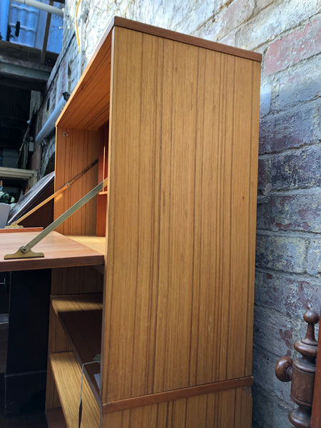 Mid Century Compact Bureau and Shelf