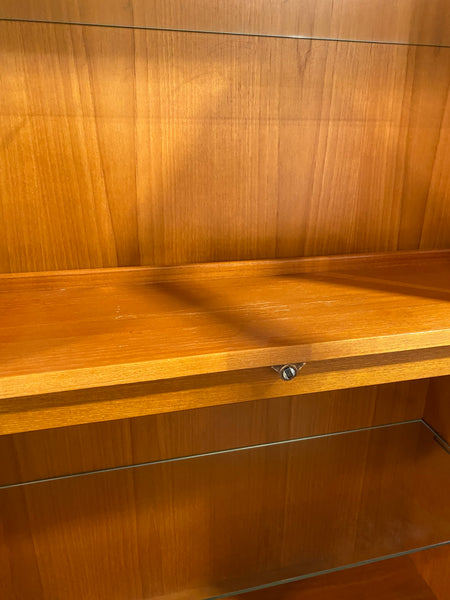 Tall MidCentury G-Plan Teak Display Cabinet