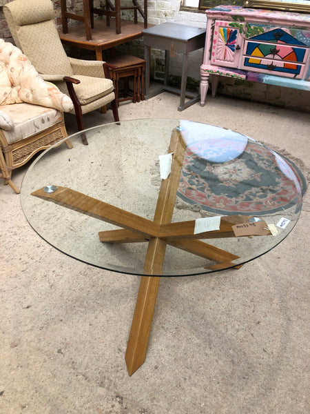 Round Glass Dining Table