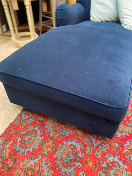 Blue Corner Sofa Bed