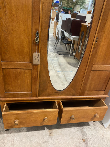Antique Edwardian Style Wardrobe