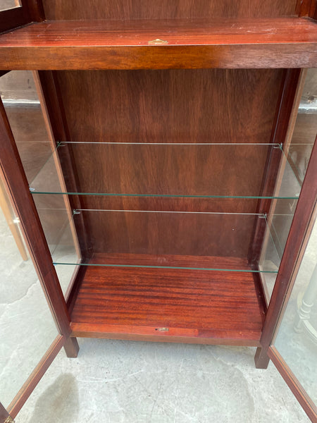 Tall Wooden Display Cabinet