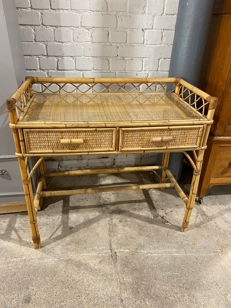 Bamboo Rattan Dressing Table