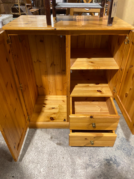 REF - Pine Compact Wardrobe