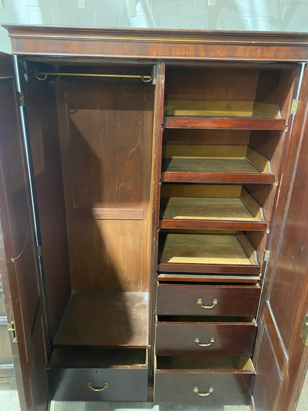Victorian Mahogany Compactum Wardrobe