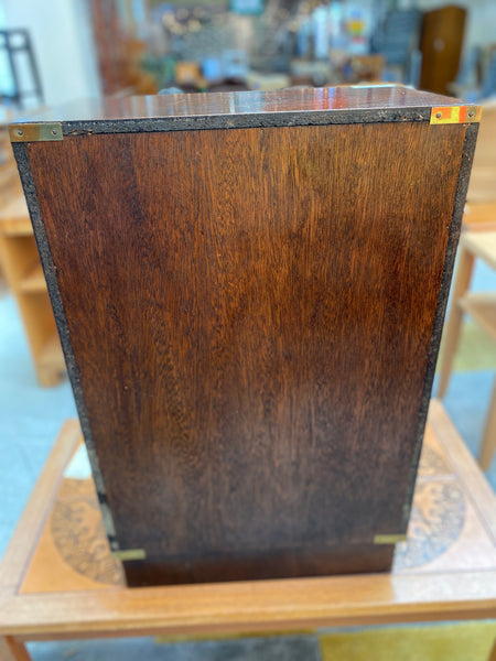 GHC - Mahogany Military Campaign Style Side Table