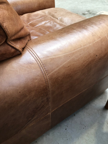 Tan Leather Armchair