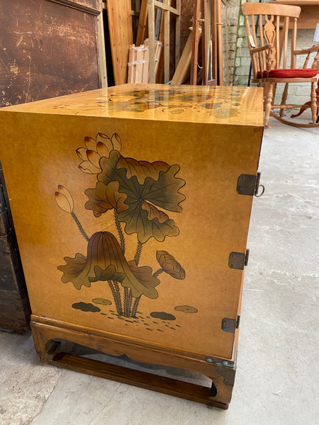 Oriental Style Cabinet with Beautiful Motifs