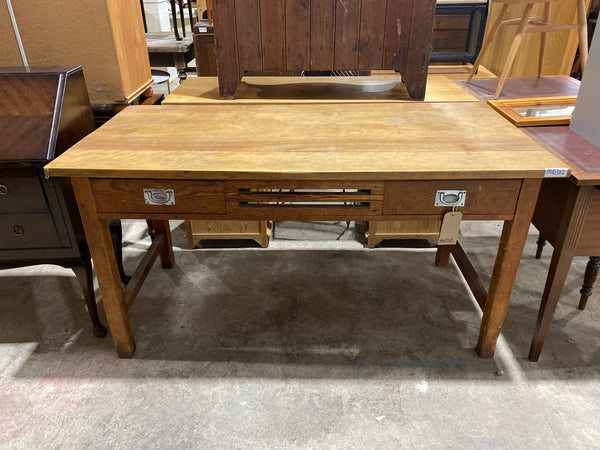 Oak Heavy Duty Industrial Style Desk