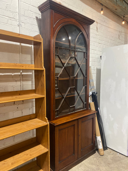 Georgian-Style Mahogany Bookcase
