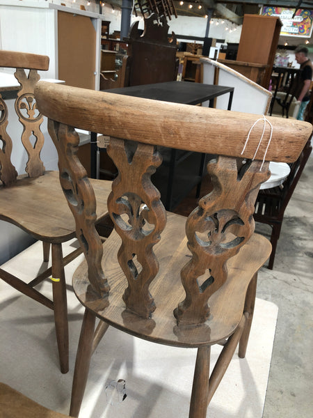 Four Ercol Fleur De Lys Chairs