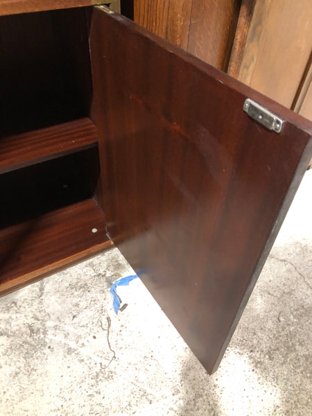 Vintage Display Cabinet with Cupboard