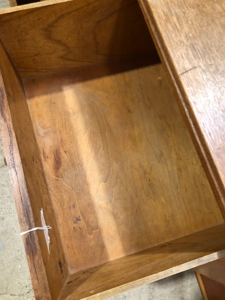 Vintage Low Oak Chest of Drawers