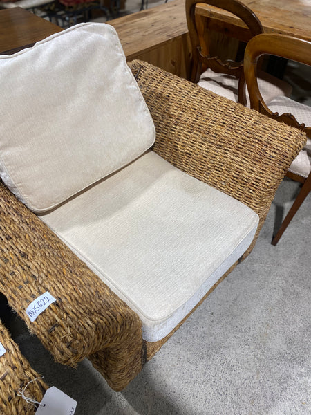 Pair of Wicker Armchairs