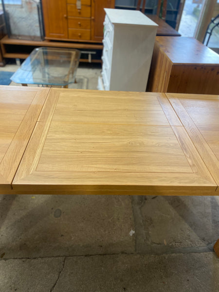 Large Extending Oak Dining Table