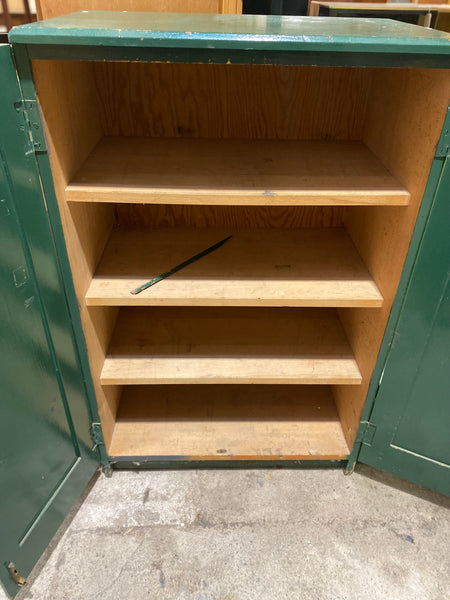 Vintage Green Storage Cabinet