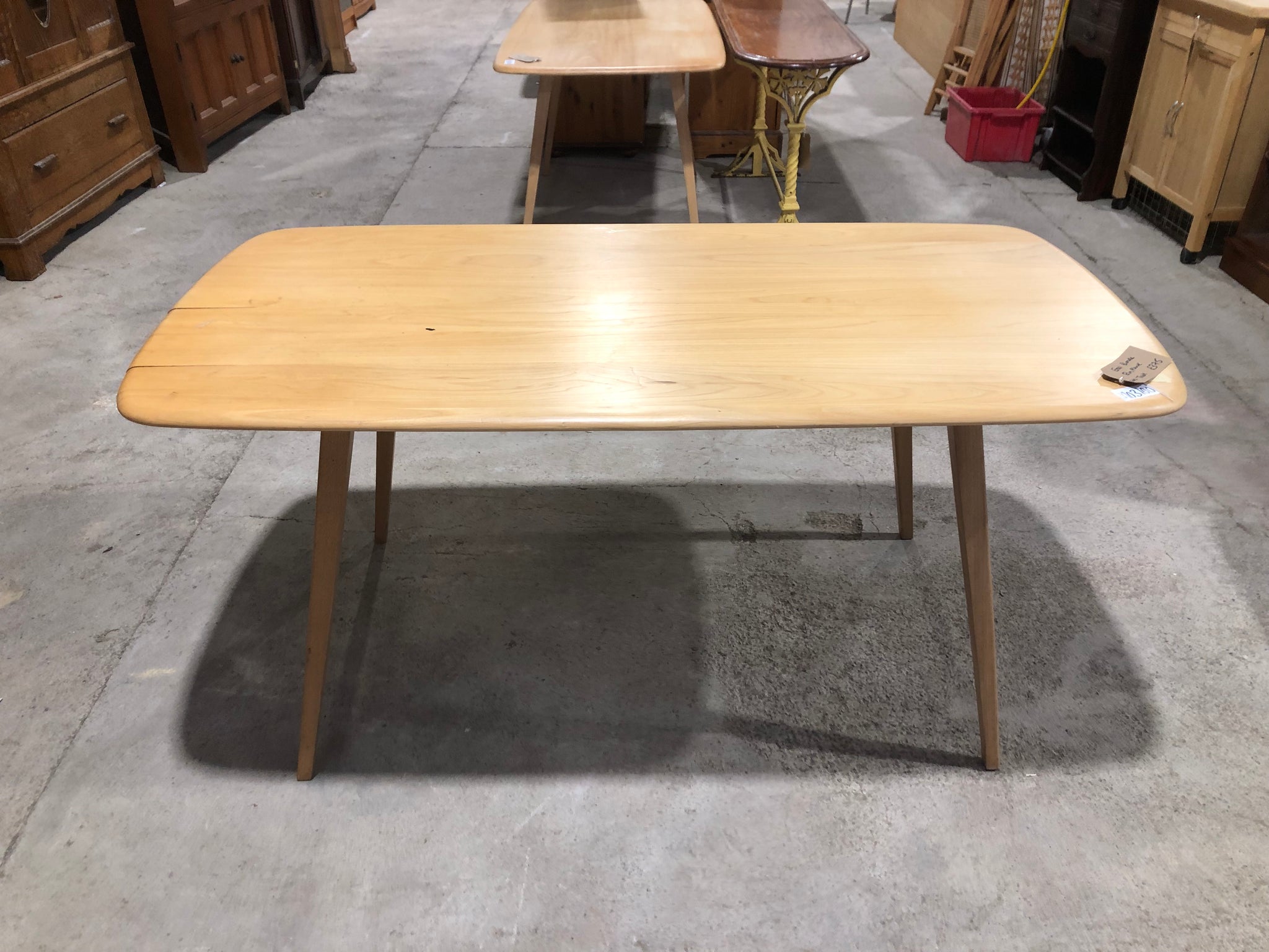 Ercol Blonde Elm Plank Table - GHC