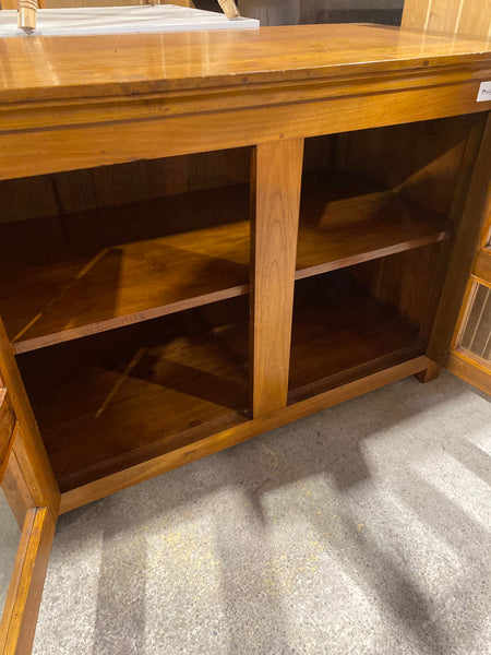 Pine Glazed Fronted Cupboard