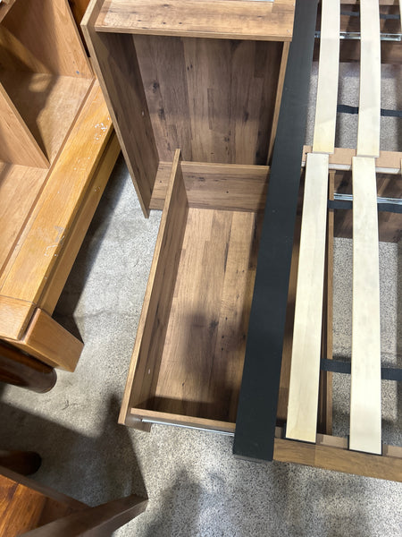 Ref - King size bed frame with storage