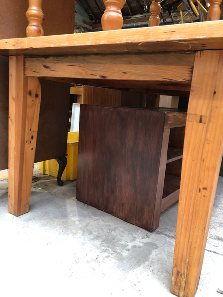 Large Heavy Duty Pine Dining Table