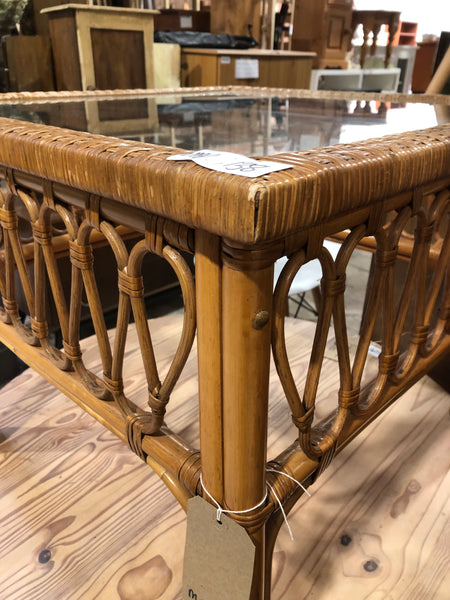 Cane Square Coffee Table