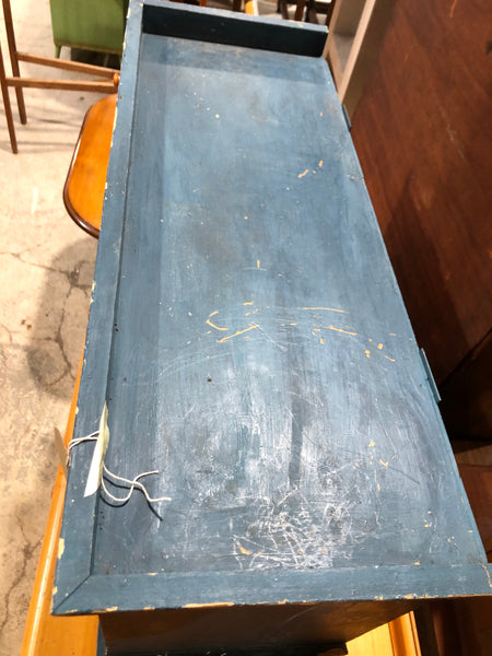 Rustic Painted Storage Shelf