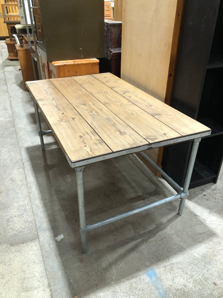 Large Handmade Industrial Style Desk