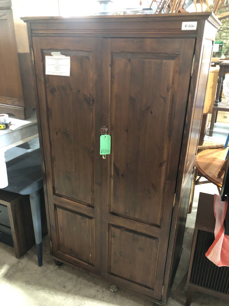 REF - Dark Pine Double Wardrobe