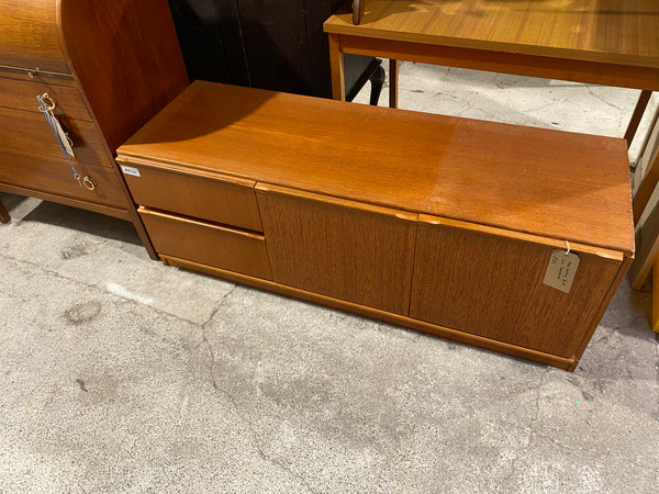 Mid Century Teak Low Entertainment Unit