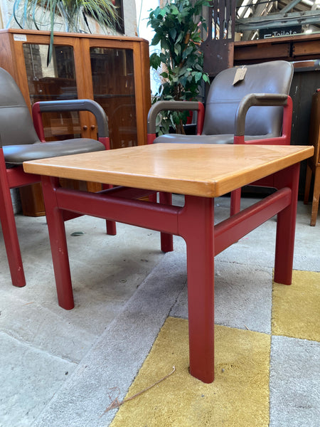 Pair of Retro Chairs and Coffee Table
