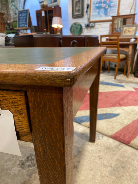 1930’s 3 Drawer Oak Desk Government Issue
