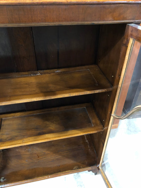 Antique Mahogany Glass Display Cabinet