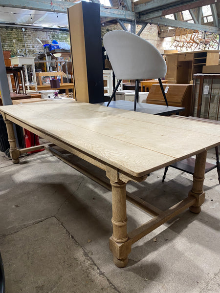 Large Antique Pine Refectory Table