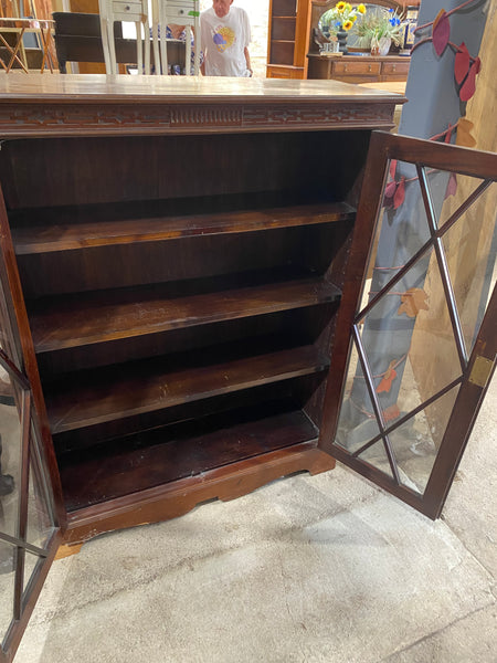 Mahogany Display Cabinet