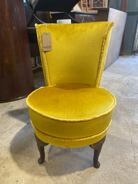 GHC - Vintage Yellow Bedroom Chair