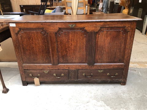Antique Oak Mule Chest