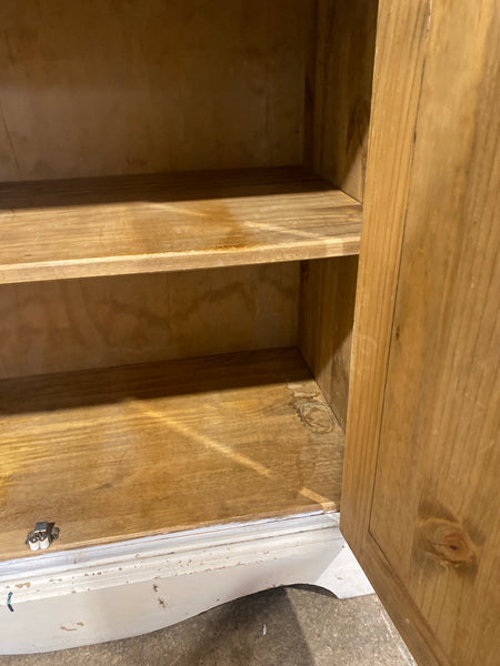 Painted Bookshelf & Cupboard