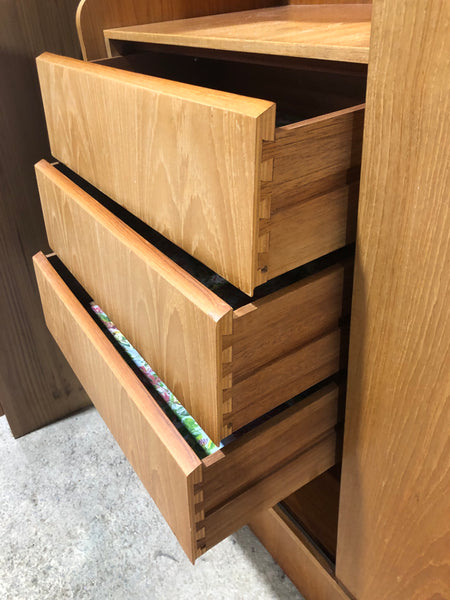 Mid Century Teak Single Wardrobe in the Style of G-Plan / Egomme