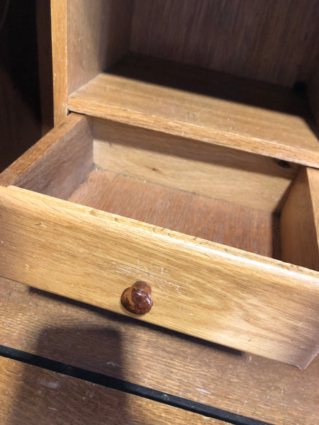 Vintage Bureau Display Bookcase