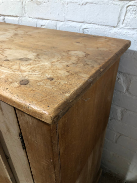 Rustic Pitch Pine Sideboard