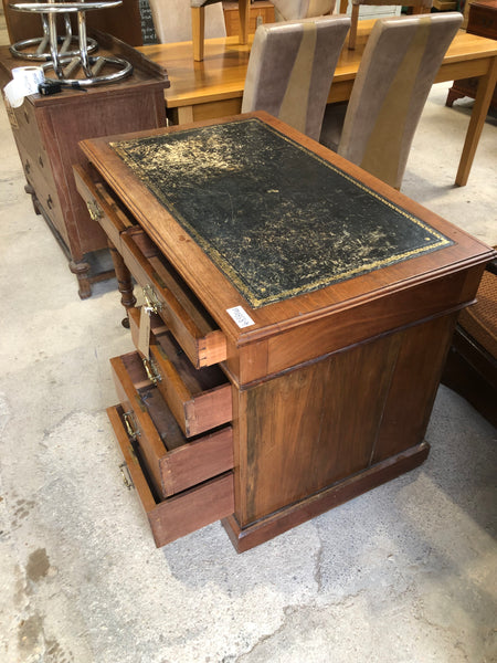Vintage Oak Pedestal Desk
