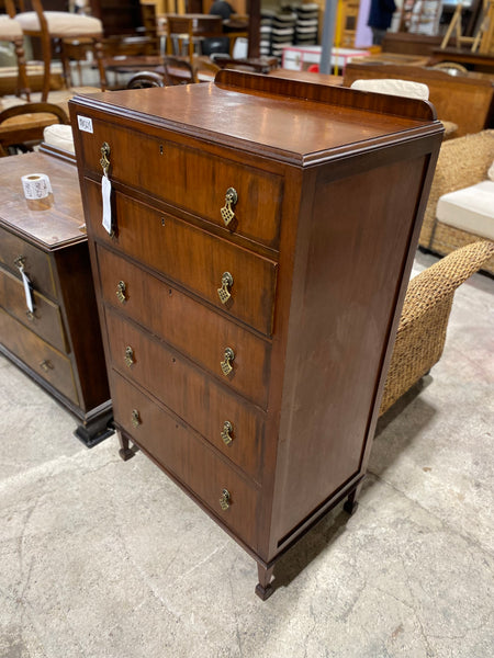 Vintage Mahogany Tallboy Chest of Drawers