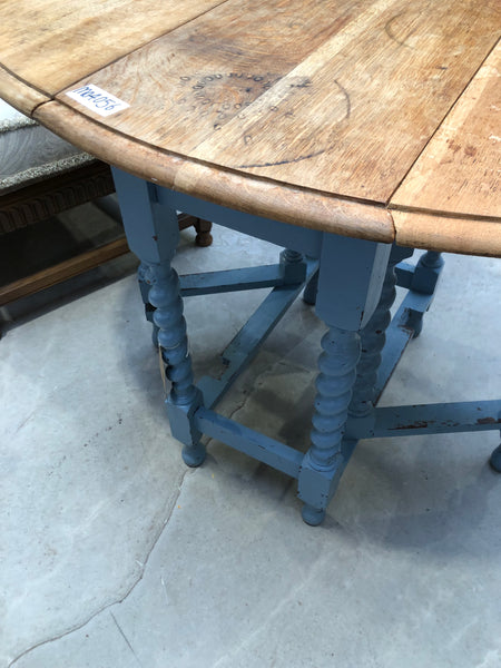 Oak Gateleg Barley Twist Table