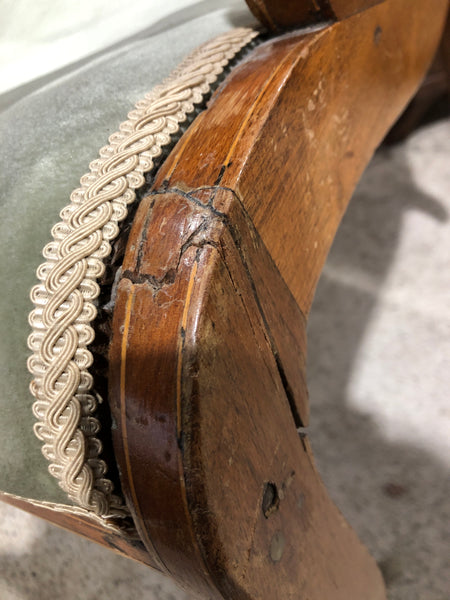 Victorian Inlaid Bedroom Chair